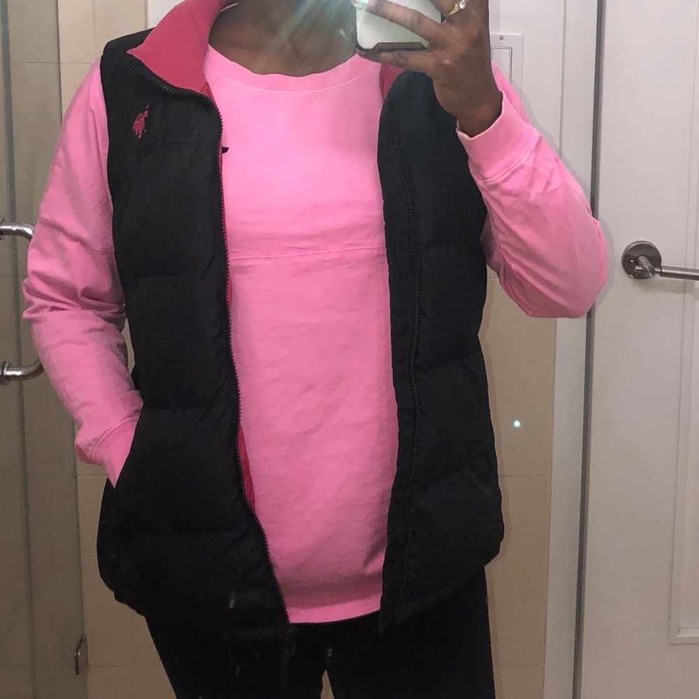 Black U.S. Polo Association Vest